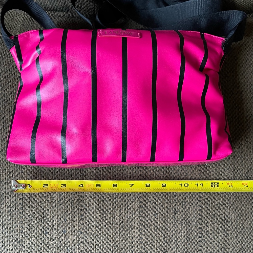 HP Pink & Black Upcycled Crossbody Bag - Picture 4 of 8